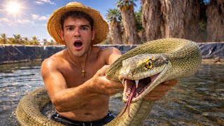 ¡NUEVO RECORD! Así Rescaté la SERPIENTE más GRANDE de España de una Balsa...