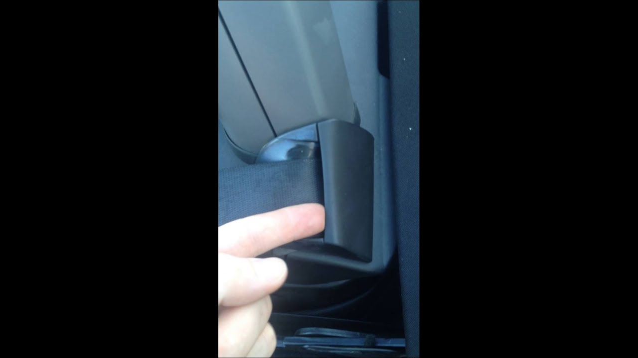 How to remove BMW Z4 seatbelt covers YouTube