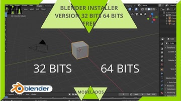 Blender installer version 32 bits and 64 bits free