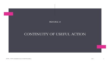 TRIZ Inventive Principle 20 Continuity of Useful Action