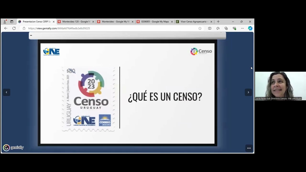 Ing. Lucía Pérez. El Censo 2023 - Instituto Nacional de Estadística de Uruguay