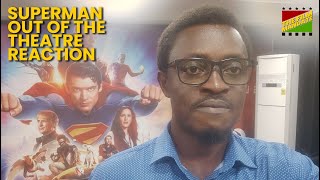 SUPERMAN - Out of the Theatre Reaction #superman #movie #reaction #theatre #fyp #reels