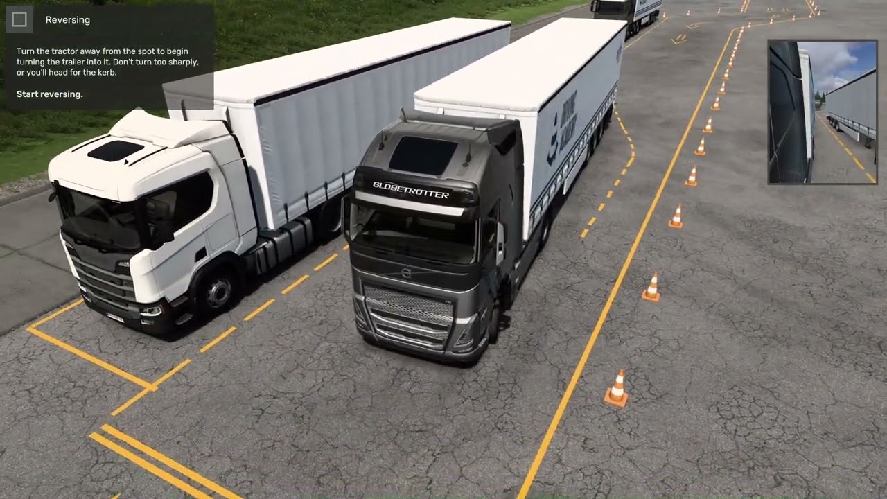 ets2 Academy lesson 6: You realize why you work in an office and not on the road. 😭💻#ets2