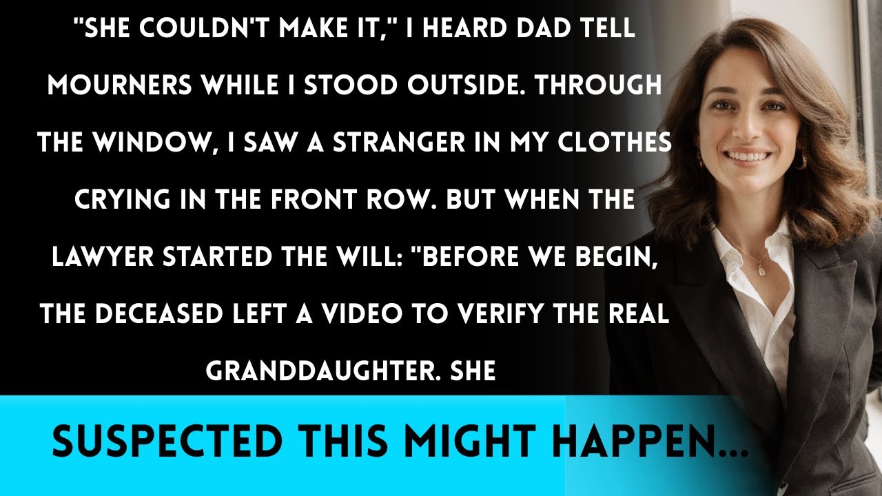 My Family Hired an Actor to Replace Me at Grandma's Funeral, But The Will Reading Exposed Why...