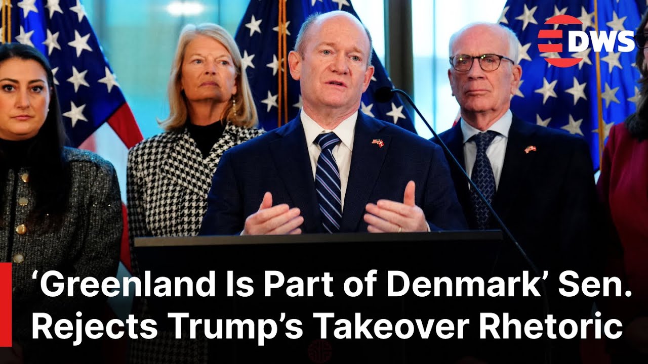 “Greenland Is Part of Denmark” — US Senator Chris Coons Rejects Trump’s Takeover Rhetoric | AC1E