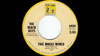 The Beach Boys - This Whole World (2022 Remaster)