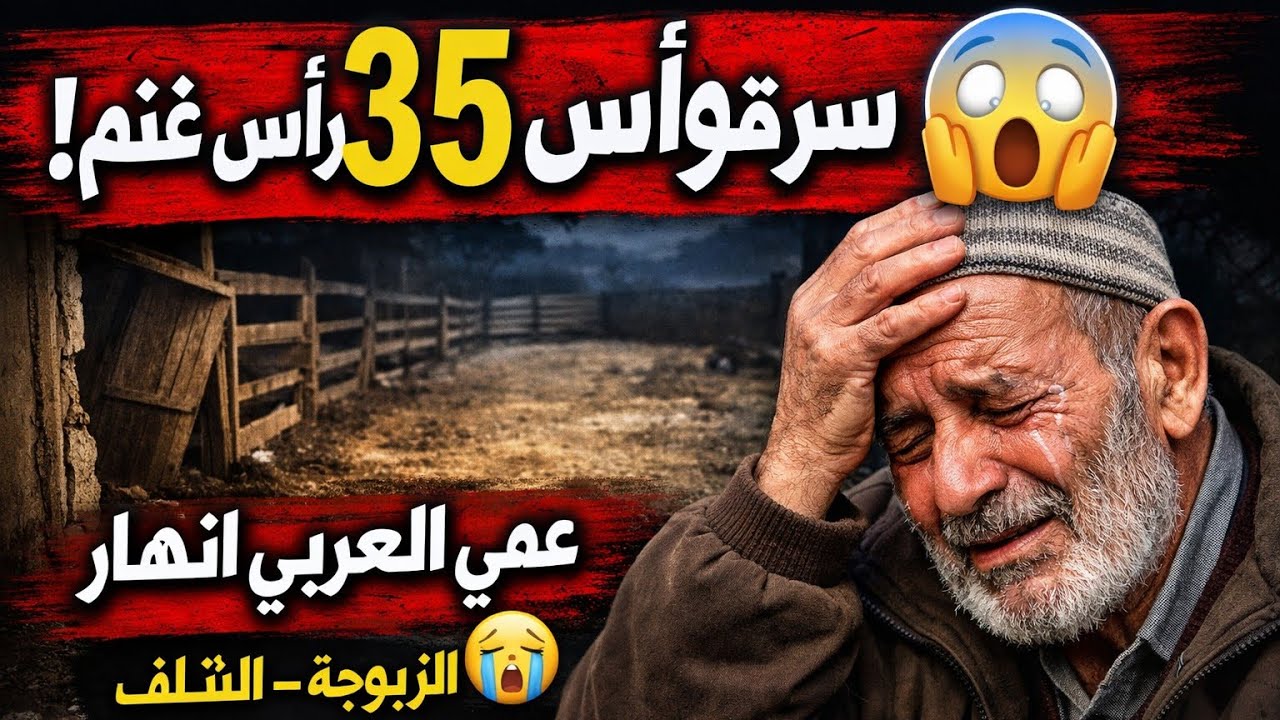 شاهد | سرقة 35 رأس غنم ببلدية الزبوجة – الشلف تُدخل عمي العربي في حالة هيستيرية 😭💔