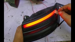 AUDI A3 how to design taillight