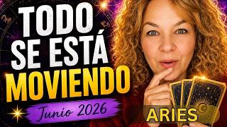 ♈ARIES 🔮Tarot Junio 2026 ✨ El cambio que llega para tu signo