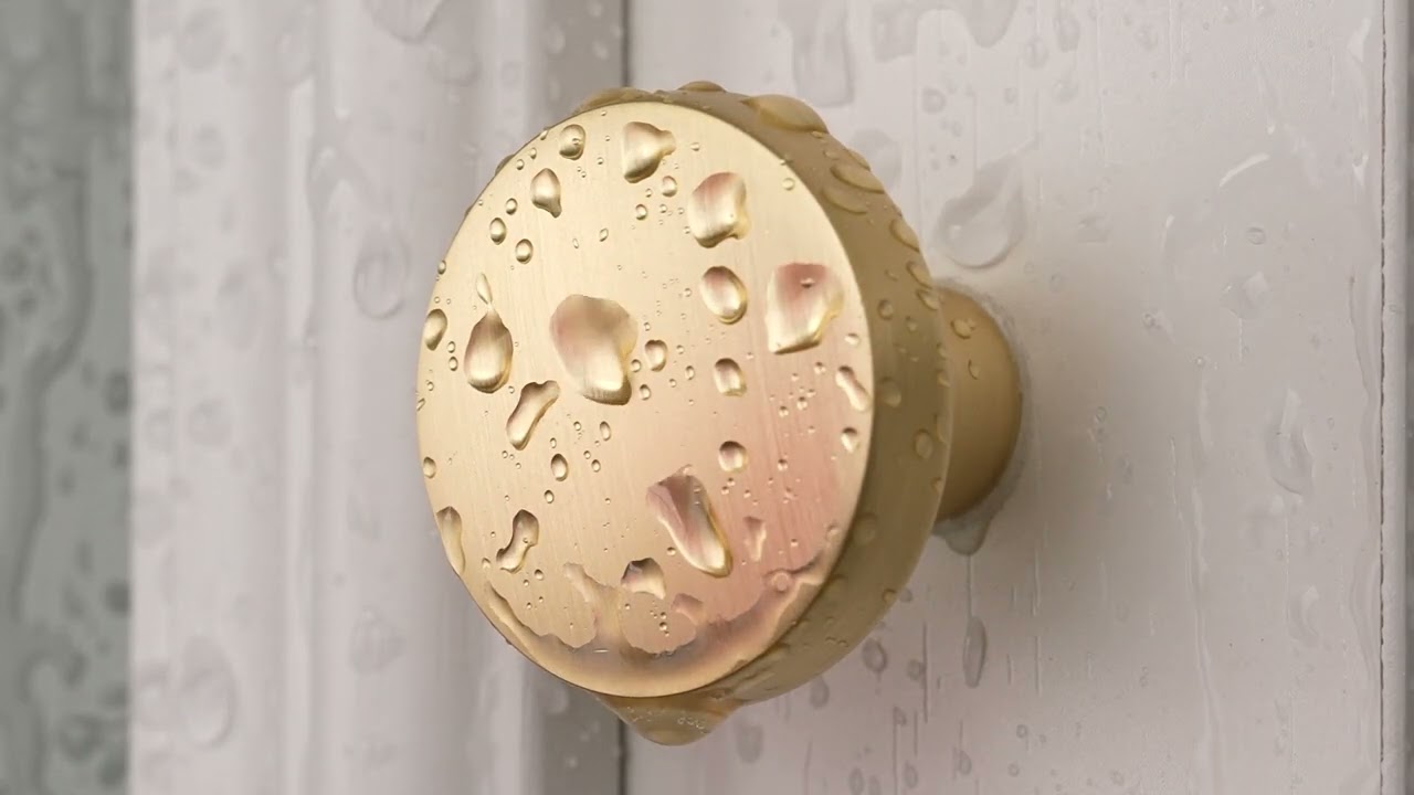 Goldenwarm knobs decorate your warm home.