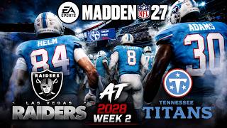 Madden 27 2028 Week 2 Las Vegas