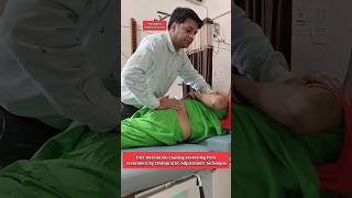 Disc Herniation causing severe leg Pain Treatment by Chiropractic Adjustment Technique shorts