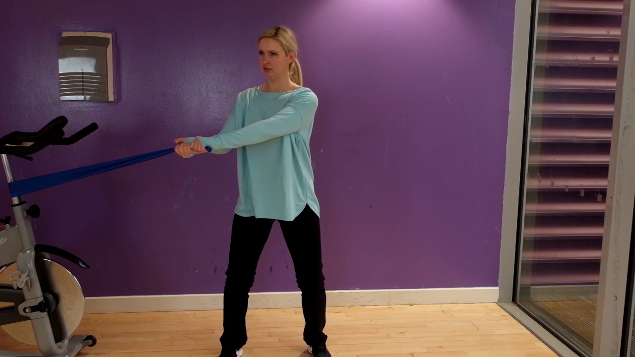 Resistance Band Woodchoppers YouTube