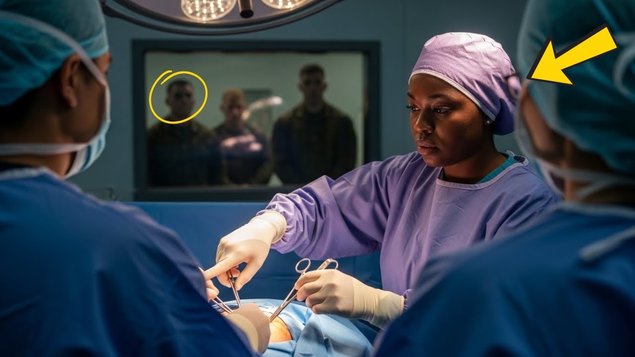 Её называли параноиком — пока не вошли трое морских пехотинцев и не отдали ей честь.