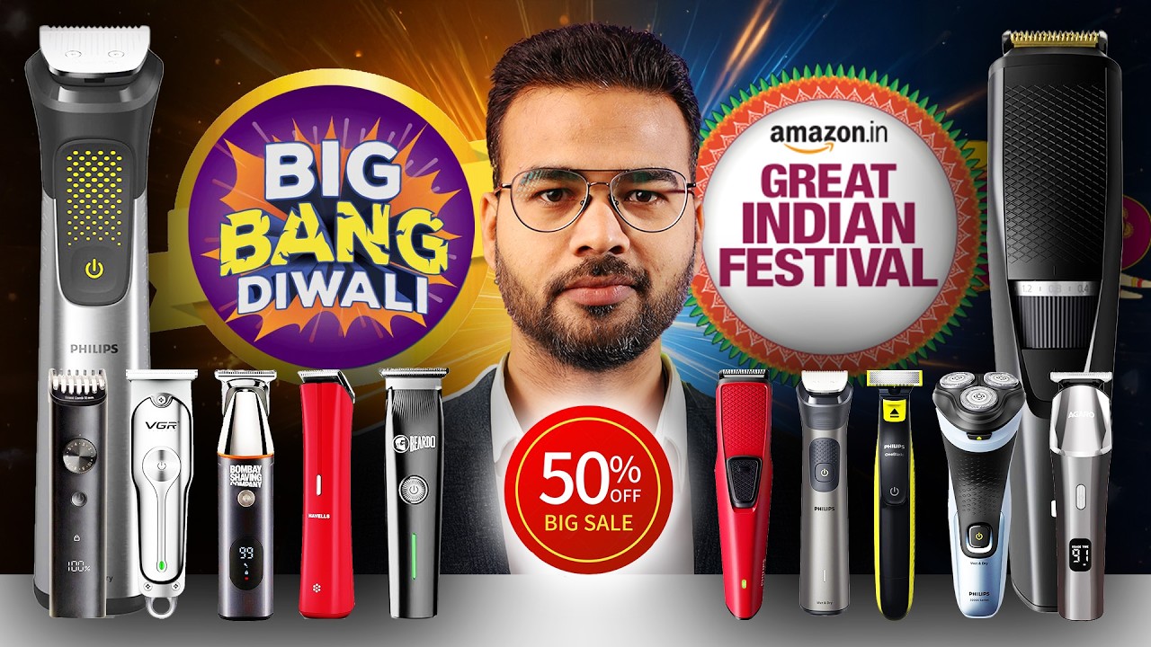 Best Trimmer For Men October 2025 | Flipkart Big Bang Diwali Sale & Amazon Great Indian Festival