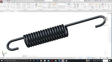 Helical spring modeling in Autocad (ⓐⓤⓣⓞⓒⓐⓓⓒⓜⓓ) ✅