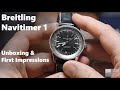 Unboxing a Breitling Navitimer 1 38mm - So Handsome!!!