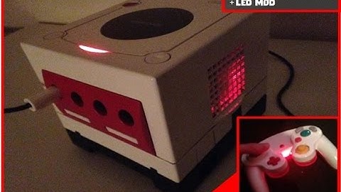 Custom gamecube/gc controller with led mod. *for sale*