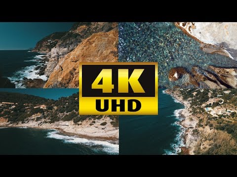 PLAGE DES BAU ROUGES - CARQUEIRANNE - FILME PAR DRONE EN 4K - (juin 2018 et mars 2019)