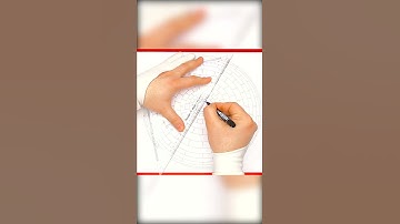 3D Optical Illusion | Geometric Artwork #shorts