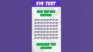 Can You Pass This Eye Test? 👀 | Part 1 | #shorts #eyetest #eyetestgame