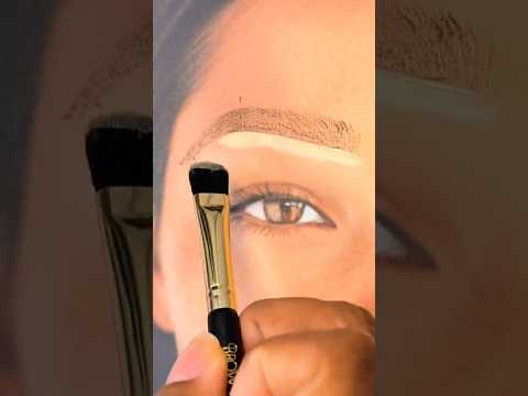 Brow Mapping Practice for Beginners | Freestyling Brows on Browless Face #browmapping #browtutorial