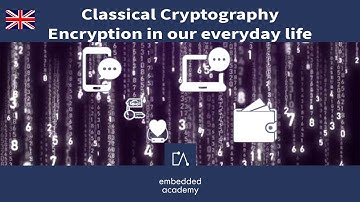 🇬🇧 Classical Cryptography - Encryption in our life | Tutorial based on Embedded Academy E-Learning