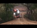 Concrete truck rolls over. Pumping concrete with Muddyfeet