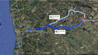 De Penafiel a Miranda do Douro (A4, IC 5, IP 2)