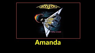 Boston - Amanda with lyrics - Music & Lyrics