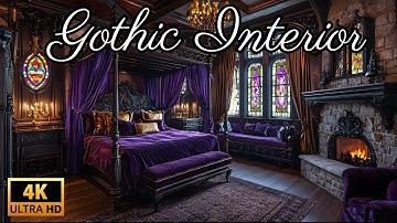 Gothic Interior Design 2024 - Dark Academia Elegance for a Spooky Home Decor