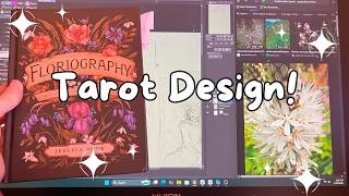 My Major Arcana project: Victorian floral inspiration || Draw with me