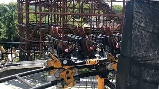 Steel Curtain Train Transfer Track - Nerd Shot - Kennywood 2019