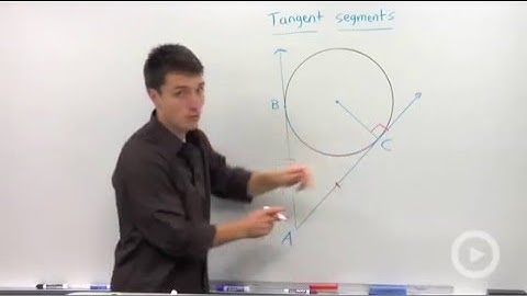 Tangent Segments to a Circle
