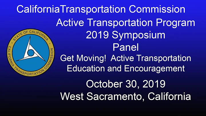 Active Transportation Program 2019 Symposium 10/30/19