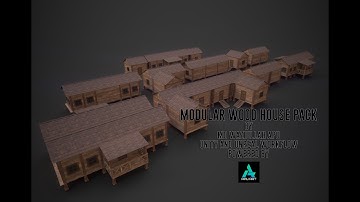 Village Wood House Modular Pack | @apuart786