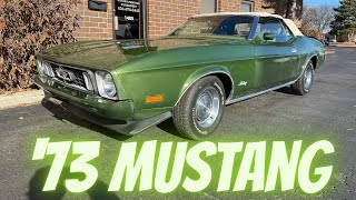 1973 Ford Mustang Convertible - 302 Nicely Optioned - Cali Car - Running / Driving Project