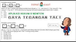 Dinamika Gerak: Gaya Tegangan Tali | FISIKA KELAS 10 Dinamika Gerak: Gaya Tegangan Tali | FISIKA KELAS 10