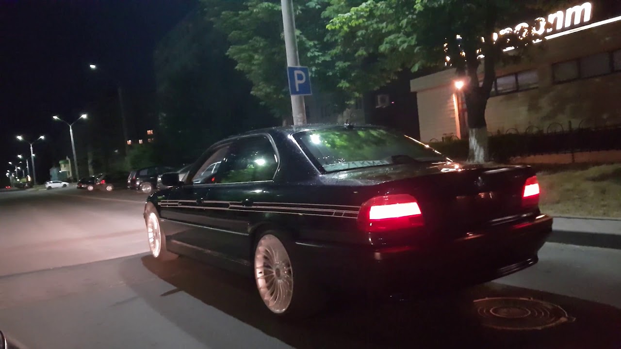 е38 750 alpina бмв - YouTube