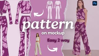How To Make Dress Mockup | Fabric Pattern Design | Photoshop Trends