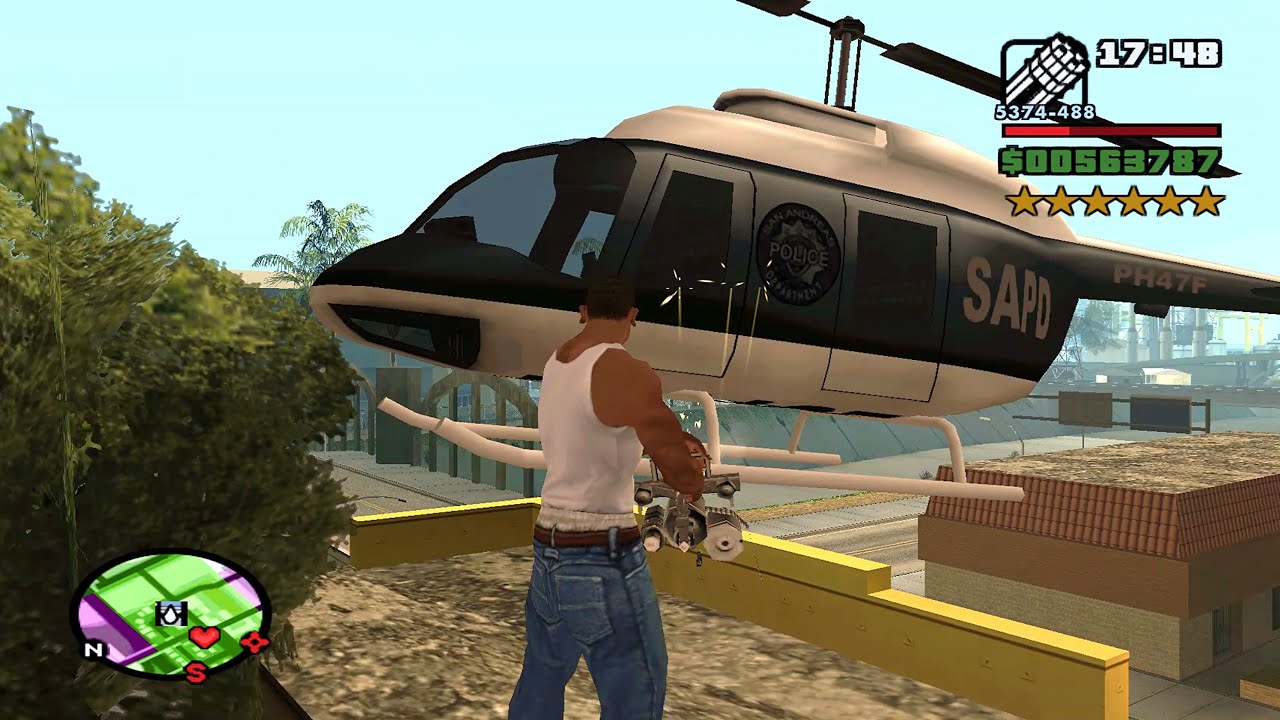 ⭐⭐⭐⭐⭐⭐SIX STARS WANTED LEVEL IN TANK | HOW TO GET 6 STAR WANTED IN GTA SAN ANDREAS