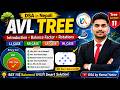 AVL Tree in Nepali | Balance Factor + LL RR LR RL Rotations Explained | PU TU KU PoU