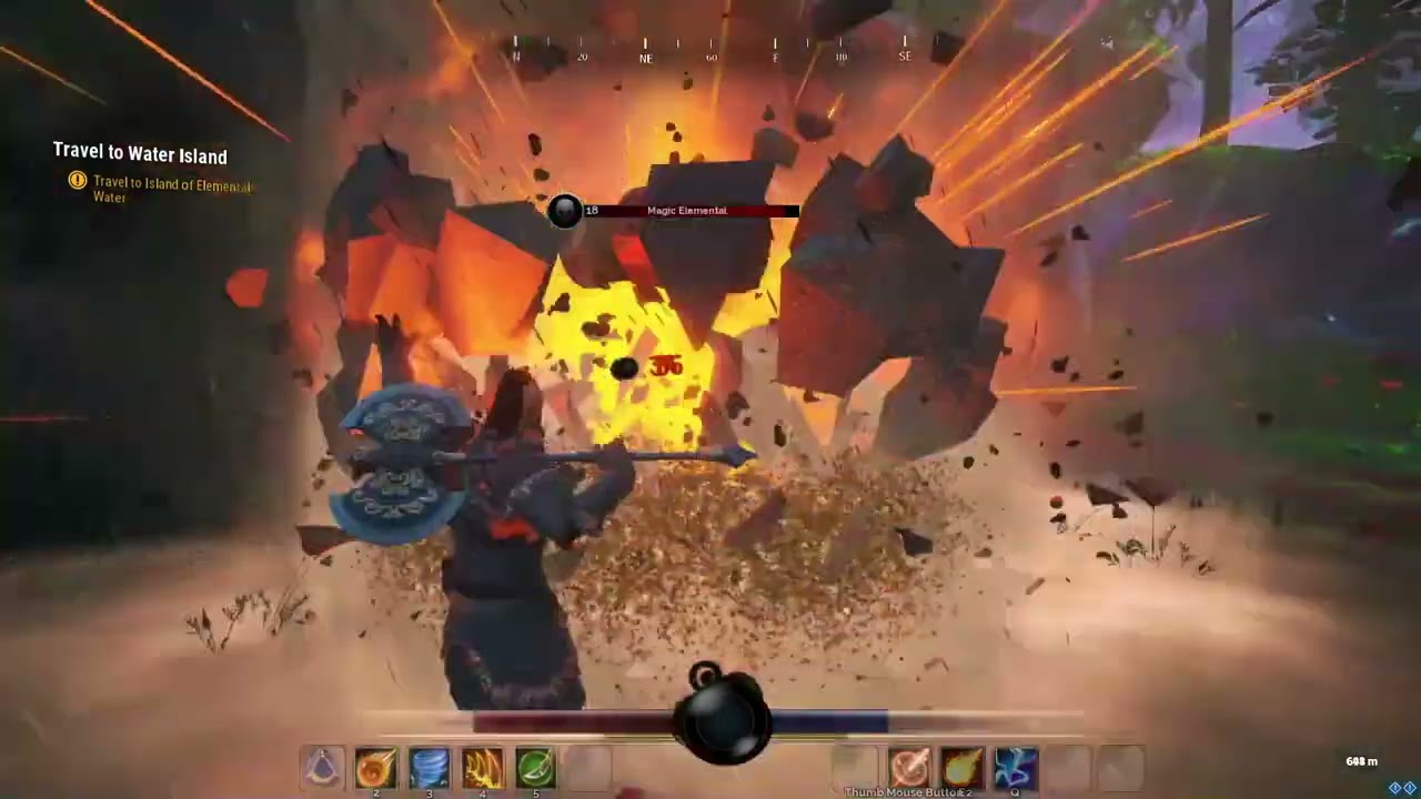 Isles of Etherion, open-world action/adventure, Dwarf play Beta