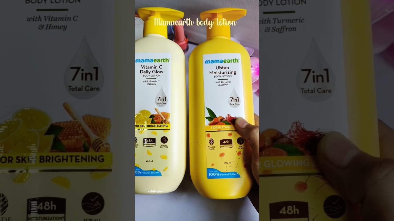 Mamaearth Moisturizing Body Lotions💛 