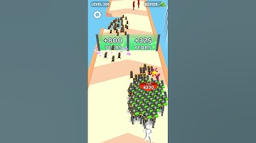 🍟SATISFYING MOBILE GAME CROWD EVOLUTION #satisfying #gameplay #satisfyingvideo #games