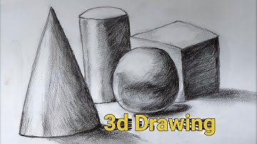 How to Draw Basic 3D Shapes for Beginners: Narrated Step-by-Step