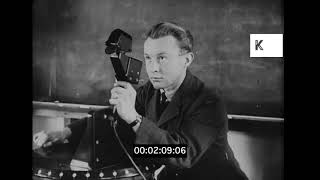 1940s WWII UK, RAF Bomber Command Training, Newsreel