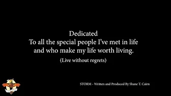 STORM - Written and Produced By Shane Tui Cairn STORM - Written and Produced By Shane Tui Cairn