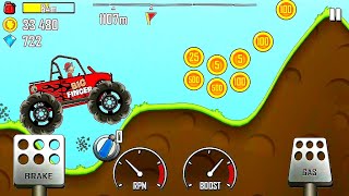 Hill Climb Racing | Big Finger and Trophy Truck | Android Gameplay 2 screenshot 5