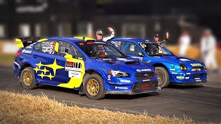 Petter Solberg vs Oliver Solberg | Father & Son TIME ATTACK Battle on the Goodwood Hillclimb! 🔥
